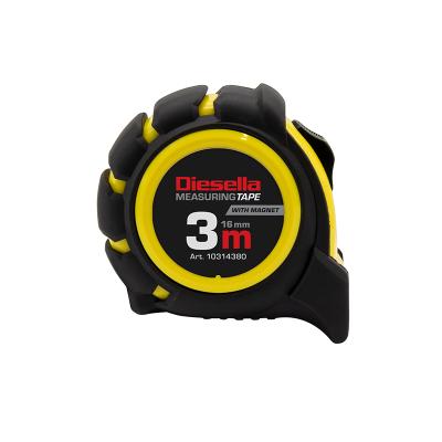 Tape Measure 3 m ABS housing w/Rubber Grip, Power-Lock and Magnet